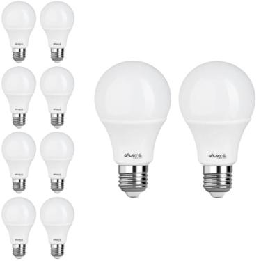 Imagem de Kit 12x Lâmpada Bulbo Led A60 9,5w 3000k E27 Bivolt Dimerizável