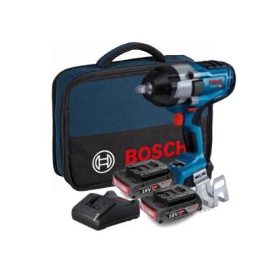 Imagem de Chave De Impacto Biturbo Gds 18v-1000 Bosch + 2 Baterias 2ah