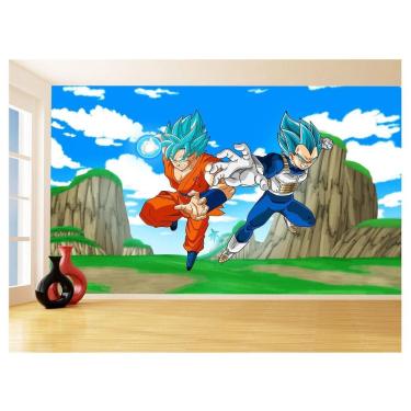 Imagem de Papel De Parede Dragon Ball Goku Vegeta Anime 3,5M Dbz485