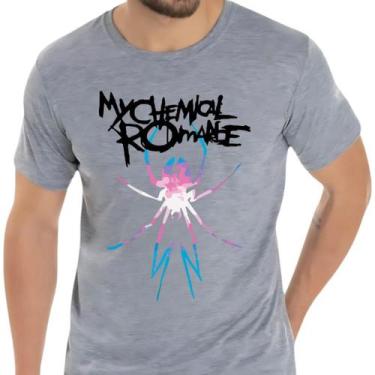 Imagem de Camiseta Unissex My Chemical Romance Banda Rock Emo Estampa Exclusiva 