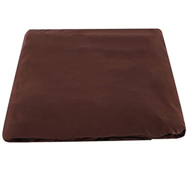 Imagem de Capa de sofá de poliéster protetor macio confortável durável protetor de móveis para sofá de canto em forma de L 3 + 2 lugares decoração de casa preto cinza café vinho vermelho opcional (café)