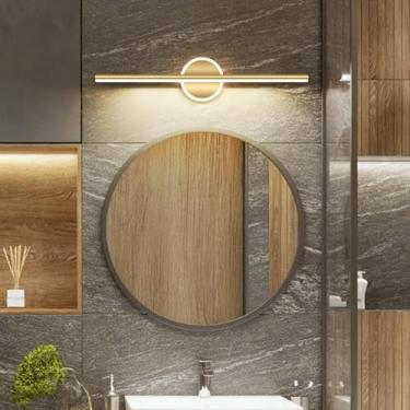 Imagem de Luzes de parede LED Lâmpada de espelho Luz de banheiro Lâmpada de parede longa Luz de armário de alumínio moderna Iluminação de parede para sala de estar quarto banheiro escada corredor (luz branca