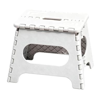 Imagem de Banqueta Plástica Banquinho Banco Dobrável 100kg Cor Sortida