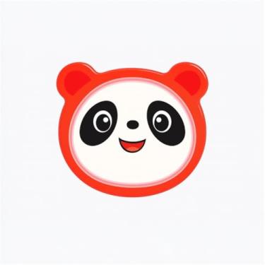 Imagem de Luminária Noturna Infantil Formato Ursinho Panda Bivolt Tomada Luz Led Decorativa Abajur Quarto