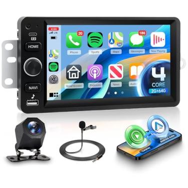 Imagem de Orderich Estéreo automotivo Android 2G + 64G para Chevrolet Chevy Silverado Impala Tahoe GMC Sierra Yukon Hummer H2 com CarPlay sem fio Android Auto, tela sensível ao toque de 17.8 cm, rádio veicular