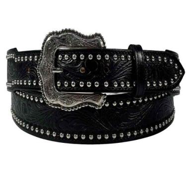 Imagem de Cinto Country Western Masculino Paul Western, Preto, 110