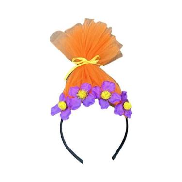 Imagem de Tiara De Festa Da Princesa Poppy Dos Trolls, Acessórios De Cosplay De 