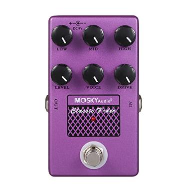 Imagem de Pedal de Efeito Guitarra F-DER com Simulador Alto-Falante e Simulação Gabinete para Baixo Integrada Controles EQ Ajuste Drive Controle Voz Resposta Suave Uniforme Amplia Compatibilidade