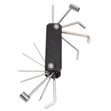 Imagem de RiToEasysports Ferramentas de Guitarra, Liga de Alumínio Multifuncional 12 Em 1 Ferramenta de Reparo de Chave de Guitarra para Pedais de Efeito de Baixo