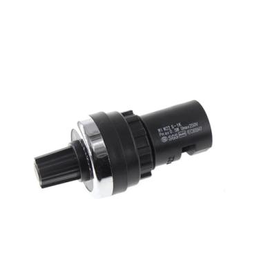 Imagem de SFKGXELS 2 peças 1K 2K 3K 5K 10K 20k Ohm Resistência LA42DWQ Conversor de frequência Potenciômetro Botão regulador de velocidade Potenciômetros de interruptor (10K Ohm)