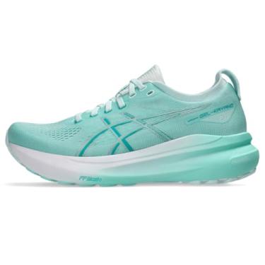 Imagem de ASICS Tênis de corrida feminino Gel-Kayano 31, Menta iluminada/prata pura, 34