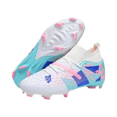 Imagem de Chuteiras De Futebol Masculinas De Cano Alto Ultraleves Antiderrapante