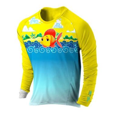 Imagem de Camisa UV Infantil Authentic Prolife, Goldfish, 6 anos