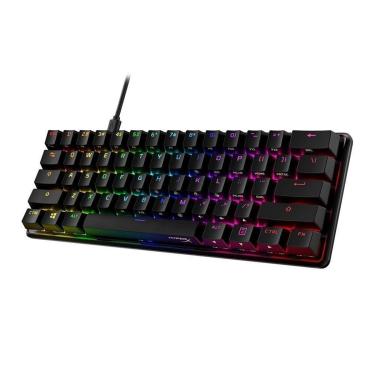 Imagem de Teclado Mecânico Gamer HyperX Alloy Origins 60% RGB USB HyperX Red Switch Anti-Ghosting 4P5N4AA#ABA-Unissex
