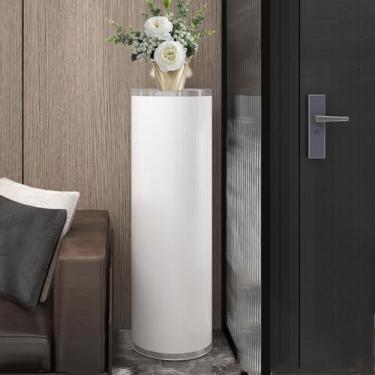 Imagem de Sapateira giratória de 360° para torre de sapateira giratória de entrada, organizador de sapatos de suporte livre giratório para prateleira de sapatos de canto de corredor (cor: WG sem porta, tamanho