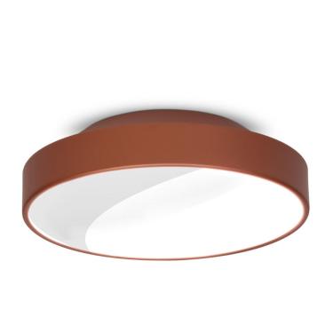 Imagem de Plafon Painel Sobrepor 2 Lâmpadas Redondo Soquete E27 Cobre