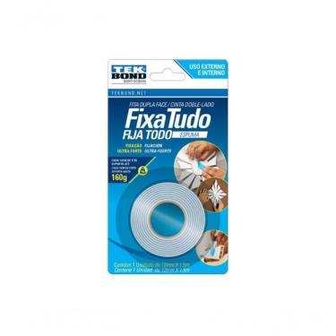 Imagem de Fita Espuma Dupla Face Tekbond 12Mm 1,5M Blister