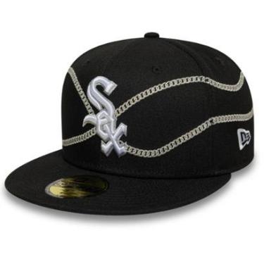 Imagem de BONE NEW ERA 59FIFTY CHICAGO WHITE SOX MLB PRETO-Unissex