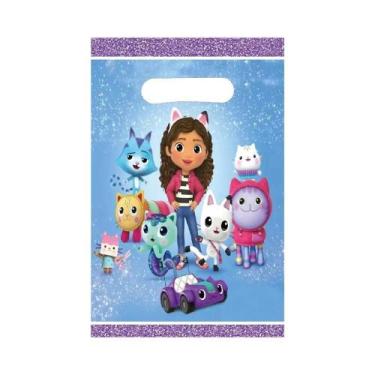 Imagem de Sacolas De Presente Para Festa De Aniversário Infantil Com Tema Gabby 