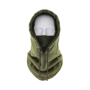 Imagem de Máscara Balaclava Térmica Ajustável De Fleece Polar À Prova De Vento P