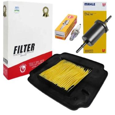 Imagem de Kit Filtros Ar E Filtro Combustível, Vela Biz 125 2011 Á 2024 - Valfle