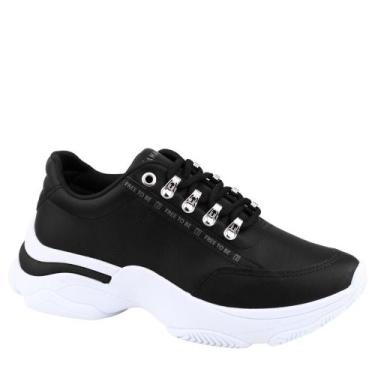 Imagem de Tênis Casual Feminino Flatform Dad Sneaker Ramarim 23-74202, Preto nap