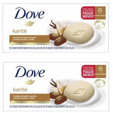 Imagem de Kit 12 Sabonete Dove Karité - Unilever