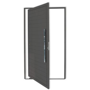 Imagem de Porta Pivotante Lambril com Puxador Super 210cm x 100cm Brimak Abertur