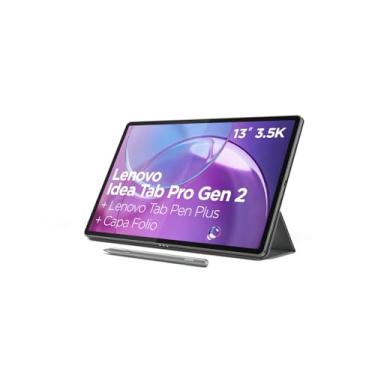 Imagem de Tablet Lenovo Idea Tab Pro 13" 3.5K 144Hz - Qualcomm Snapdragon 8s Gen 4, 8GB RAM, 256GB, Wi‑Fi, Android 16, Caneta + Folio