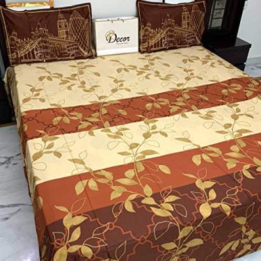 Imagem de Puff Aramado Bronze Sarah Linho Marrom - V&G Decor