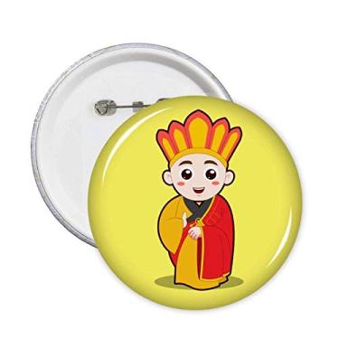 Imagem de Alfândega Pinos de barbear, emblema, botão, decoração, 5 peças