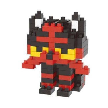 Imagem de Litten Building Blocks Puzzle Micro Figuras 3D Pokémon Educa