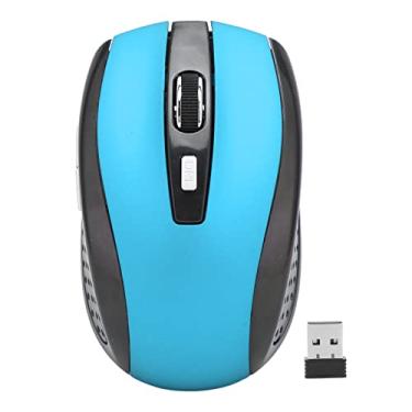 Imagem de Mini Mouse Sem Fio, Mouse Sem Fio De 2,4 GHz Com Mini Receptor USB 3 Níveis DPI Mouse óptico Ajustável Para Acessórios De Computador Portátil(Azul)