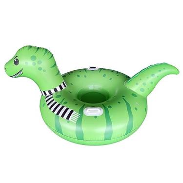 Imagem de XCPHGFM Trenós de neve infláveis tubo de neve espessa com alças brinquedos de inverno para crianças adultos