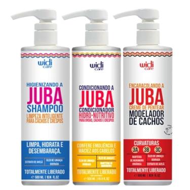 Imagem de Kit Juba Shampoo Condicionador E Encaracolando A Juba Widi Care 500ml