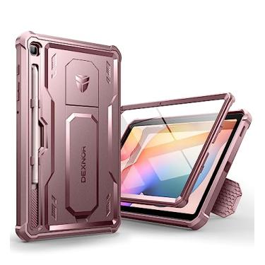 Imagem de Dexnor Capa para Samsung Galaxy Tab S6 Lite 10,4 polegadas 2024/2022/2020, [protetor de tela embutido e suporte] com suporte de caneta, capa protetora de corpo inteiro resistente à prova de choque