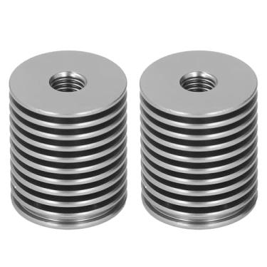 Imagem de 2 Peças Dissipador de Calor para Impressora 3d 0.1 0.2 Cabeça de Corte Dissipador de Calor V6 Cnc Liga de Alumínio Dissipador de Calor para 0.1/0.2 Cinza Esverdeado