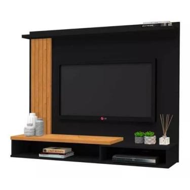 Imagem de Estante Livro Painel Ripado Tv 32 42 43 50 52 Polegadas Sala Quarto - 