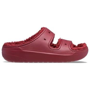 Imagem de CROCS Classic Cozzzy Sandal - Garnet - M8W10 , 207446-612-M8W10, Unisex Adult , Garnet , M8W10