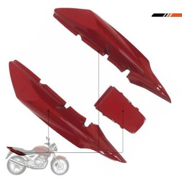 Imagem de Carenagem Rabeta Twister 250 04 A 2005 Vermelho Modelo 2008 - Sportive