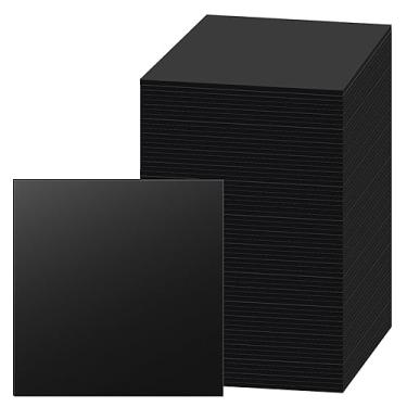 Imagem de Haull 50 peças de calços de perna de mesa de bilhar de bilhar de borracha de 7,6 cm de diâmetro nivelador de mesa de bilhar calços de mesa de bilhar almofadas de pé (quadrado, 0,06 polegadas de espessura)