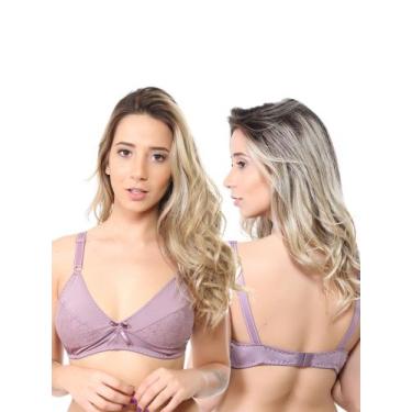 Imagem de Sutiã Reforçado Com Detalhe Em Renda - D Menina Lingerie, Satin, M