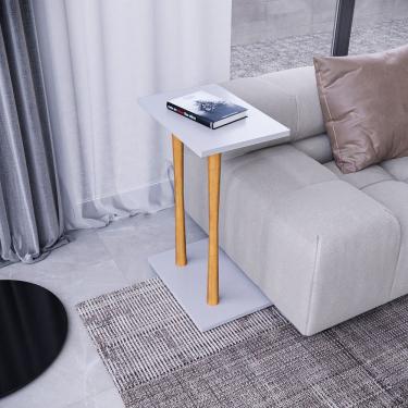 Imagem de Mesa Lateral Alla 68cm X 45cm X 30cm Fendy