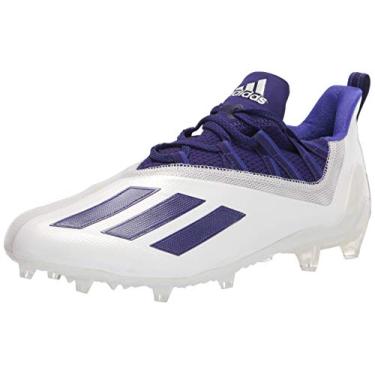 Imagem de adidas Chuteiras masculinas Adizero, Branco/Team College Roxo/Night Flash, 45