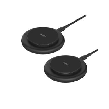 Imagem de Belkin Carregador MagSafe compatível com carregador magnético sem fio de 15 W - Carregador sem fio com certificação BoostCharge Qi2 para Apple iPhone 15, 14, 13, AirPods com base antiderrapante -