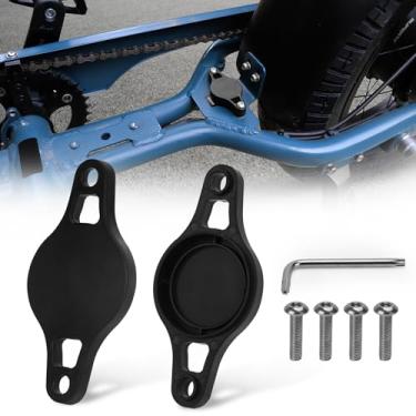 Imagem de YIBEICO Suporte para Airtag compatível com Super 73 S2, capa à prova d'água para rastreador GPS Air Tag, suporte de bicicleta que evita roubo para Airtags, acessórios para Super73