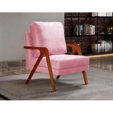 Imagem de Poltrona Kiara Decorativa Moderna Confortável Recepção Sala de Estar  