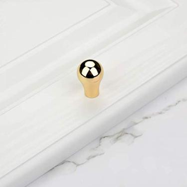 Imagem de Puxador de porta de armário simples moderno, puxador de armário de bar de cozinha em forma de gota, puxadores de gaveta de hardware de armário de móveis de liga de zinco para banheiro, ouro brilhante,