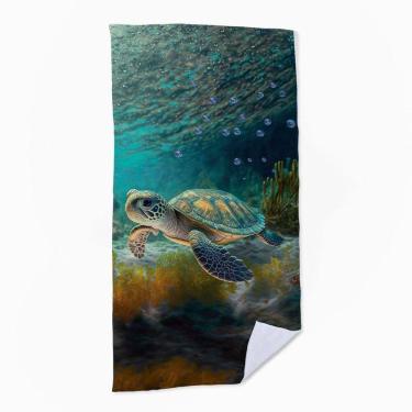 Imagem de Toalha De Praia - Tartaruga Bebê