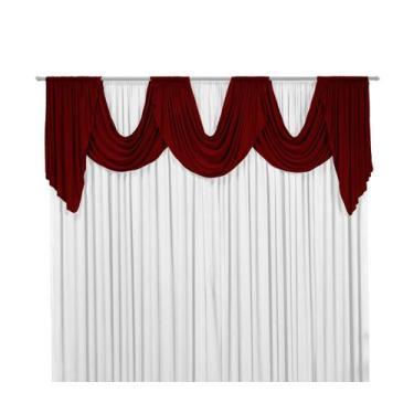 Imagem de Cortina de Malha Emilly 2m Liso Para Sala ou Quarto - M.A Enxovais, Ve